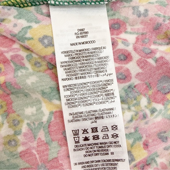 Boden Amelie Jersey Dress Floral Preppy Coastal Beach - Picture 14 of 14